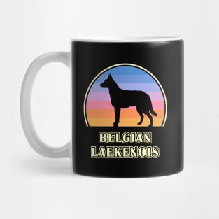 Belgian Laekenois Vintage Sunset Dog Mug